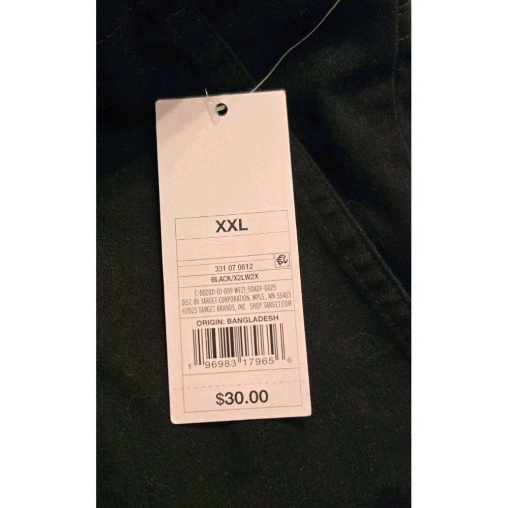 Womens XXL High Rise Cargo Utility Pants Black Medium WILD FABLE NWT 32" Inseam - Picture 9 of 9
